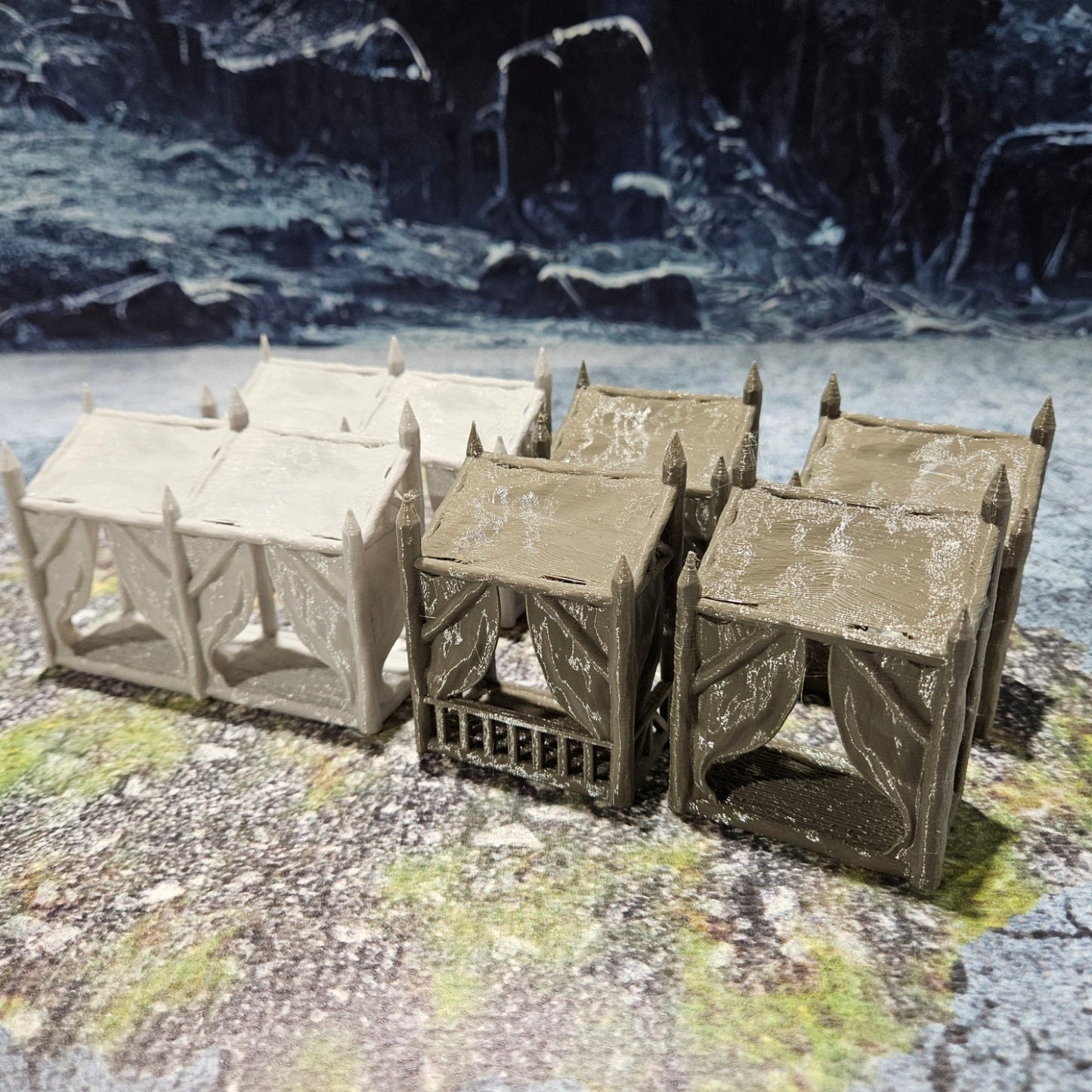 DnD Miniature, 40k Terrain,Train Terrain,Tabletop Town,Tabletop Game,Dnd Table,DND Terrain,DND Miniatures,gaming terrain,28mm Terrain,Briarwood,inn,tavern