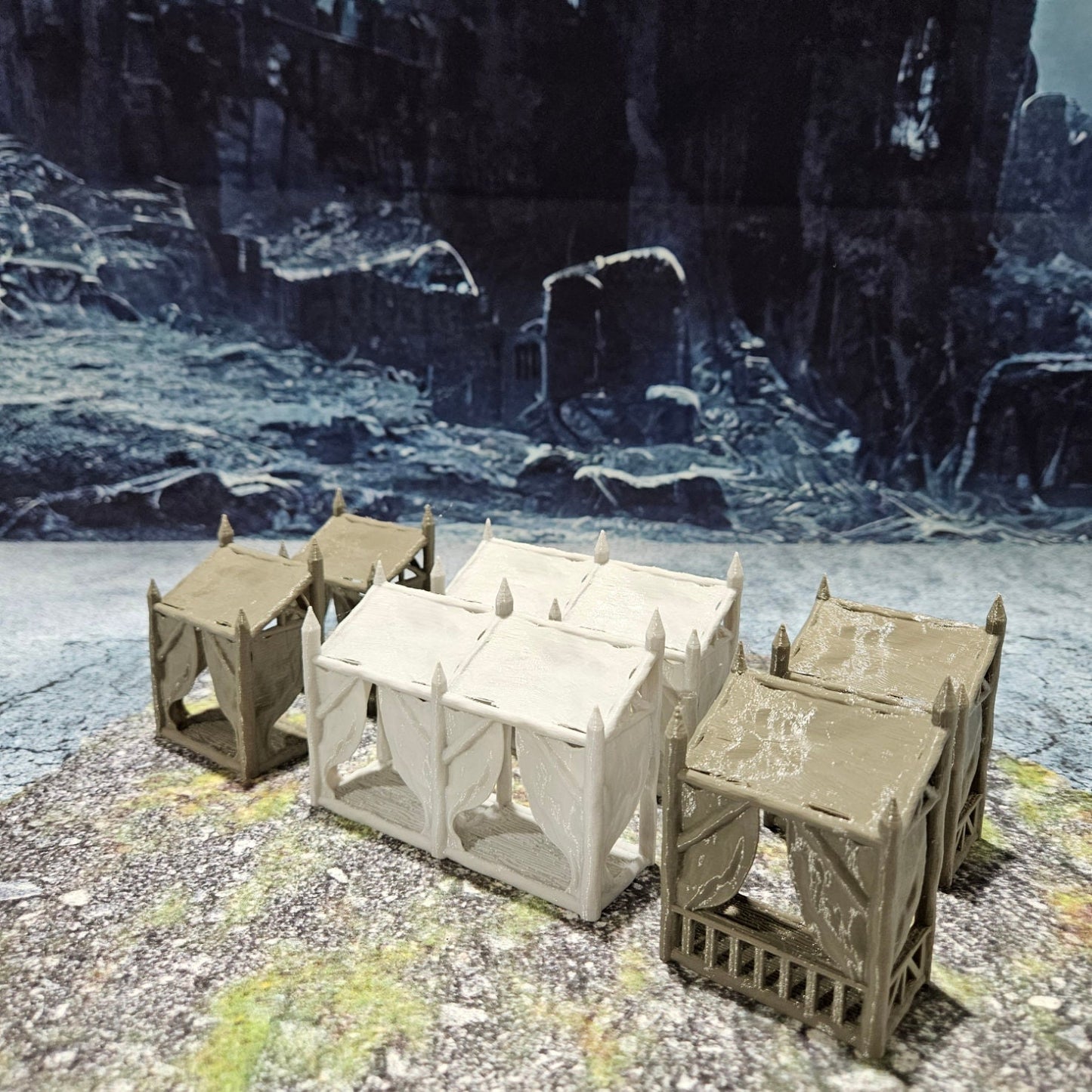 DnD Miniature, 40k Terrain,Train Terrain,Tabletop Town,Tabletop Game,Dnd Table,DND Terrain,DND Miniatures,gaming terrain,28mm Terrain,Briarwood,inn,tavern