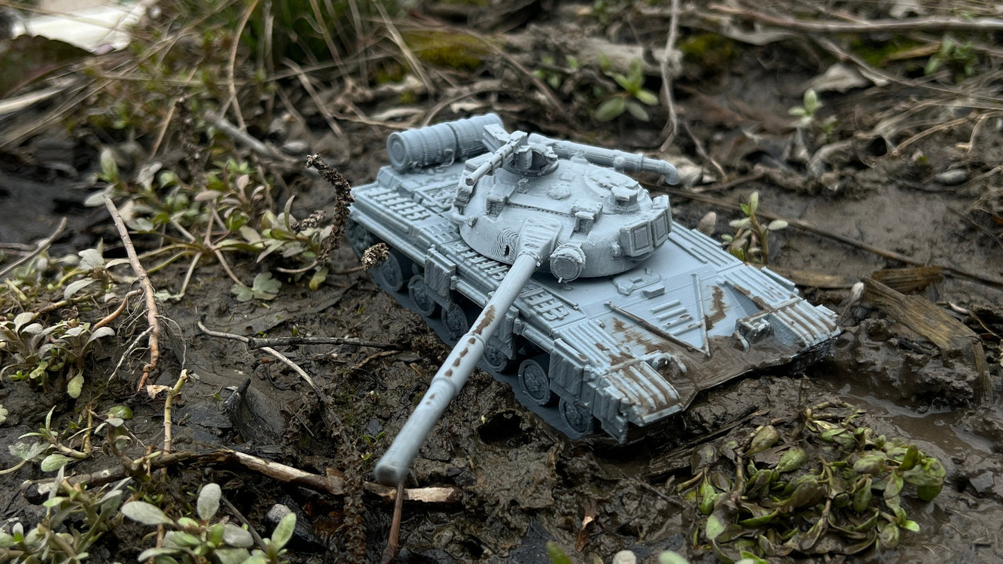 T-64R, Russian tank, , Modern warfare, Tabletop terrain,