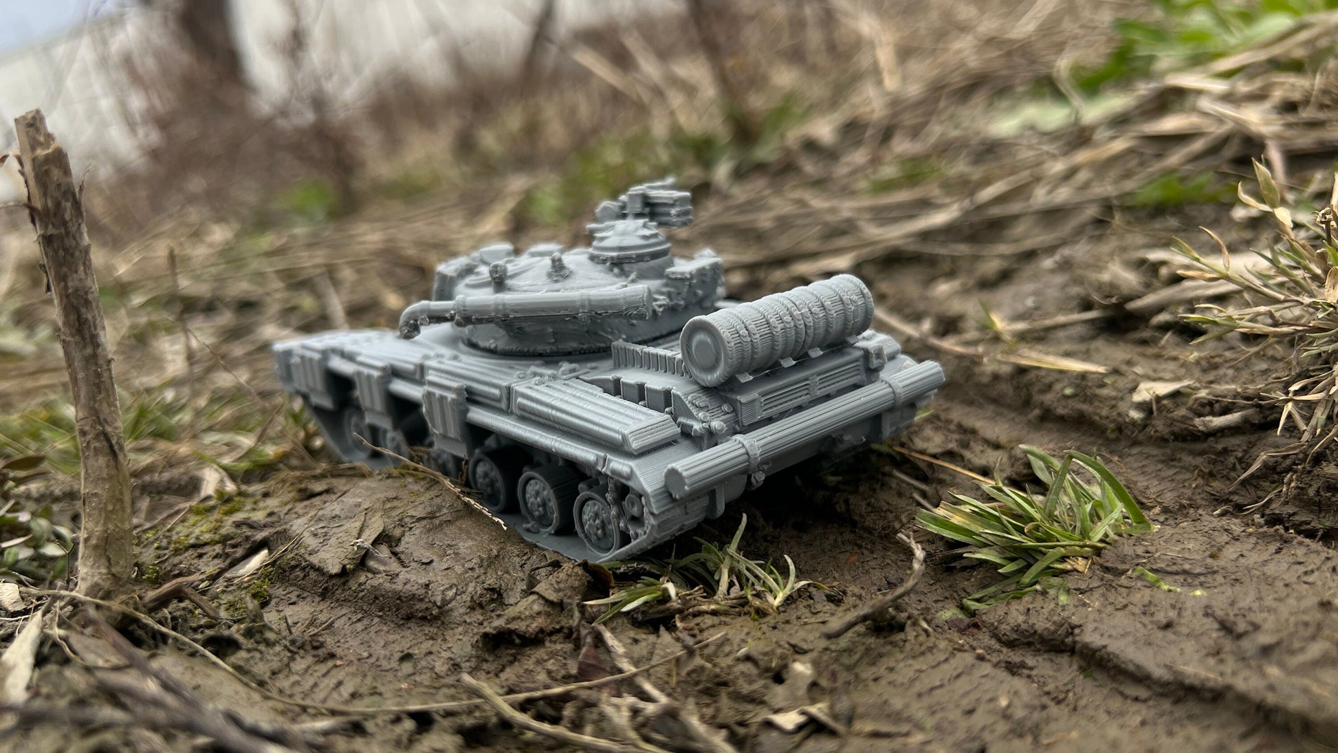 T-64R, Russian tank, , Modern warfare, Tabletop terrain,