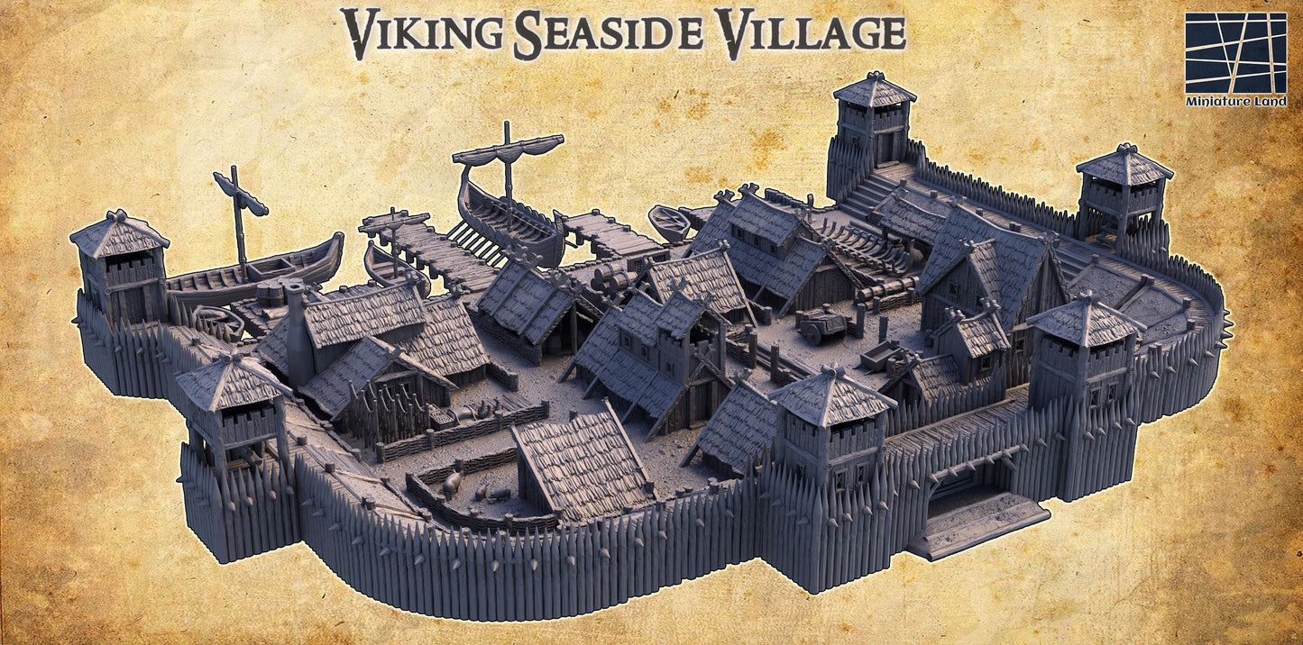 six towers adds an authentic touchThe assortment of buildings, including houses, a tavern, a storehouse, a shipbuilder&#39;s workshop, and farm buildings, offers a glimpse into various aspects of Viking life and activities.