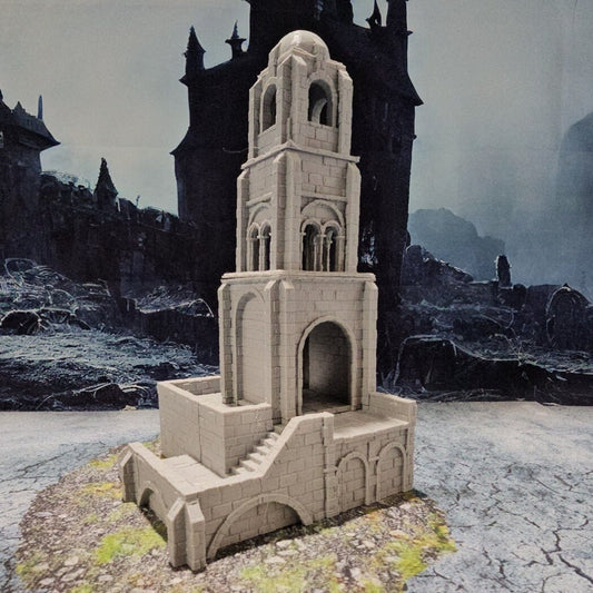 lord of the rings, tower, osgiliath, lotr, dnd, tabletop terrain