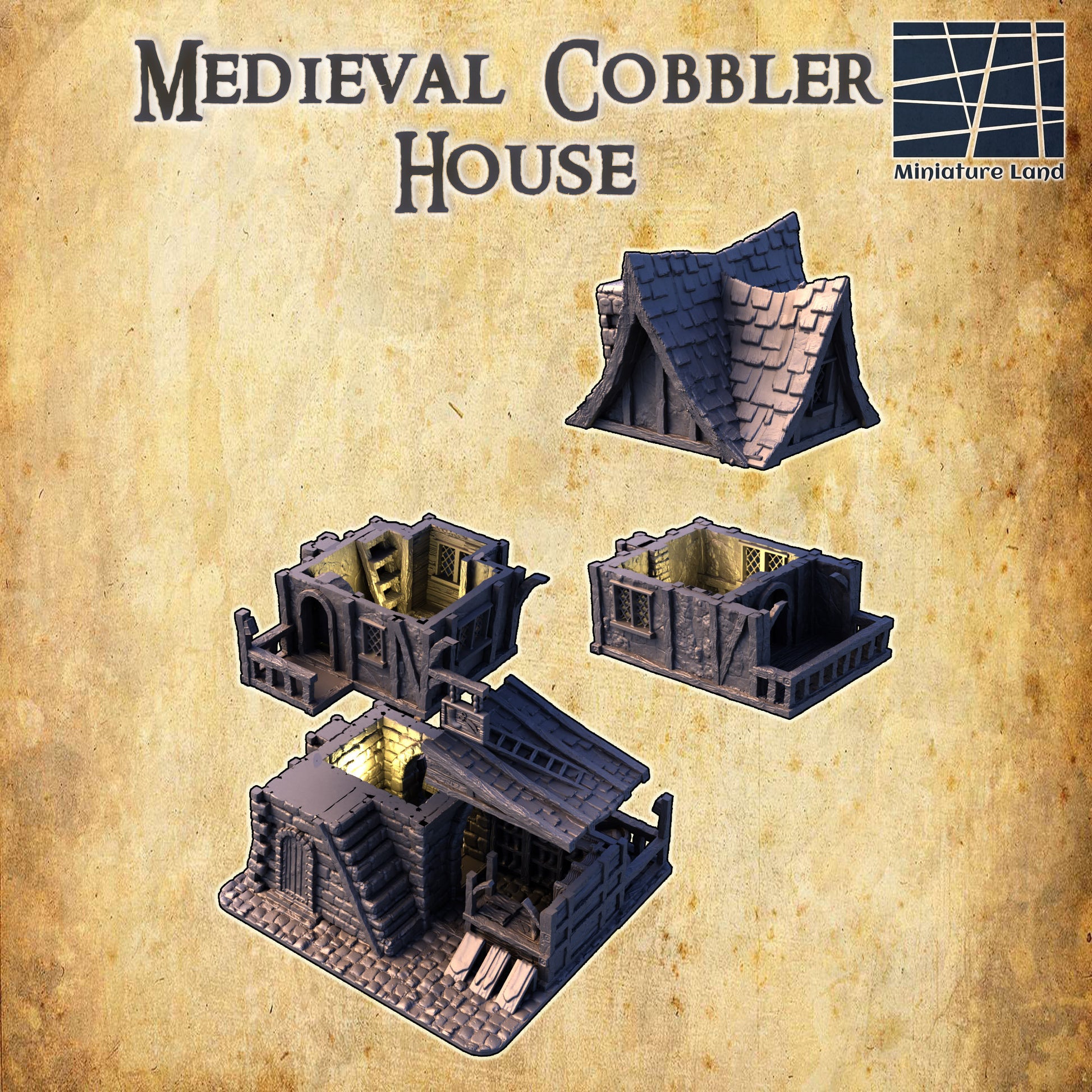 Cobblers House, Medieval Cobbler, Cobbler, Shoemaker