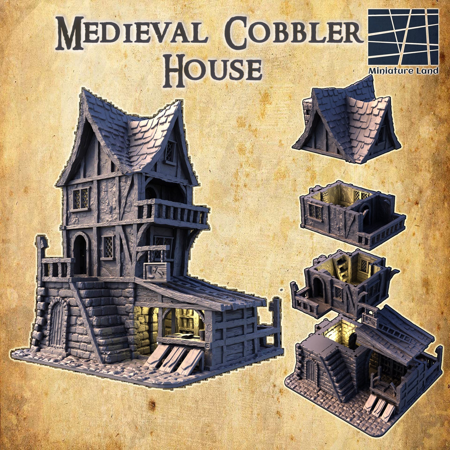 Cobblers House, Medieval Cobbler, Cobbler, Shoemaker