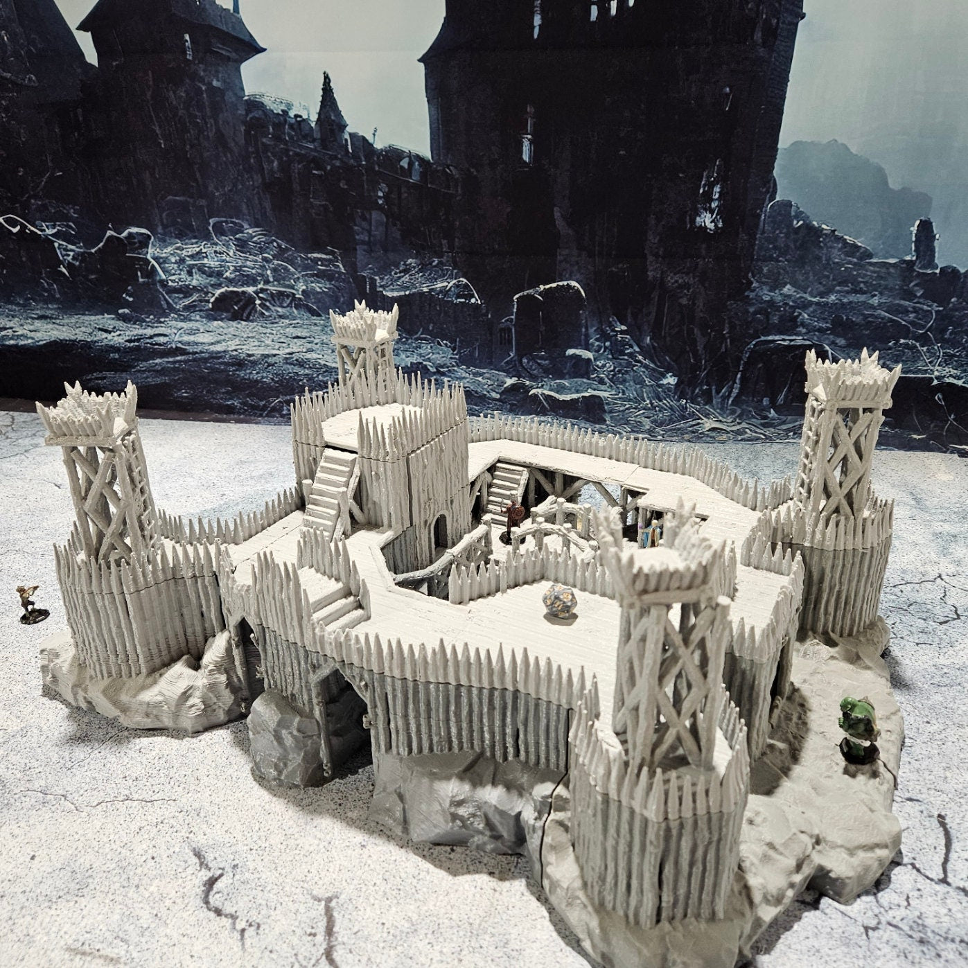 This fortress is the ultimate defense for the King of the North, three levels of play and five towers boasting exceptional defensive capabilities. With its open village setting, large battlement areas and unparalleled visibility