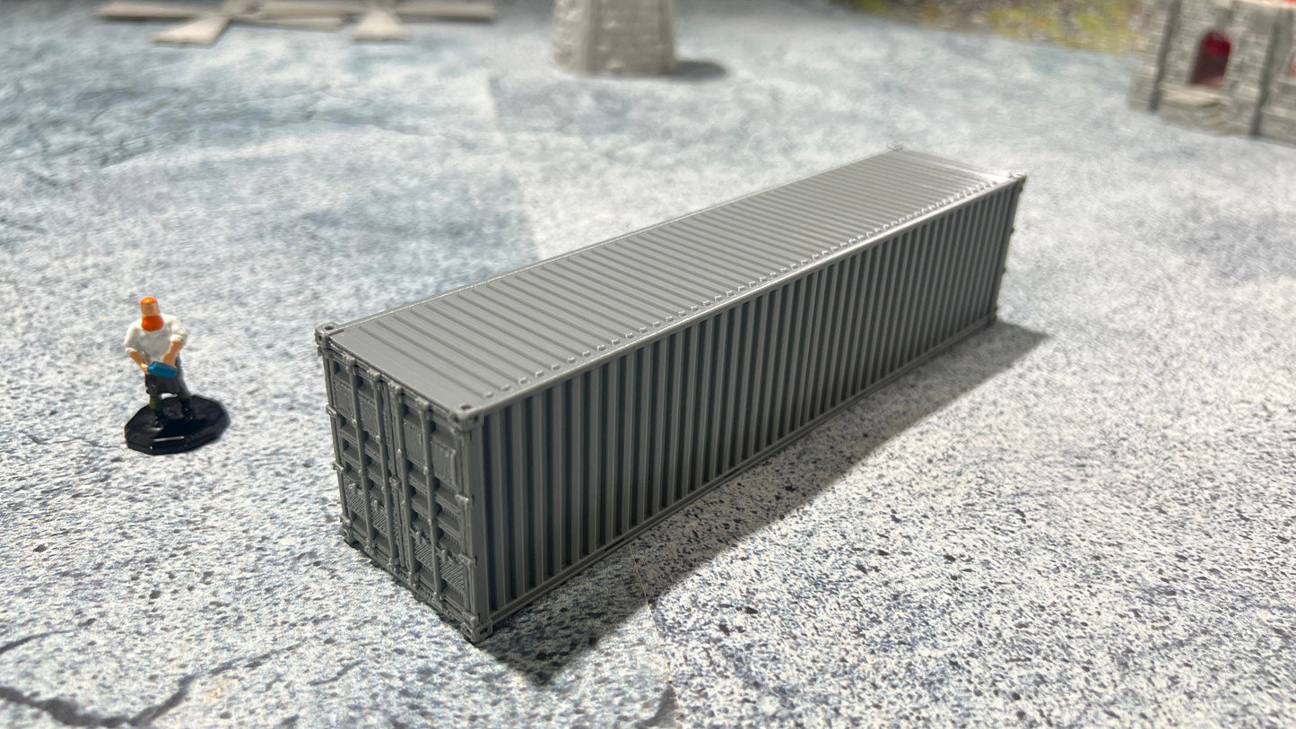 40 Ft Shipping container ,Model railroads, Miniature military, truck