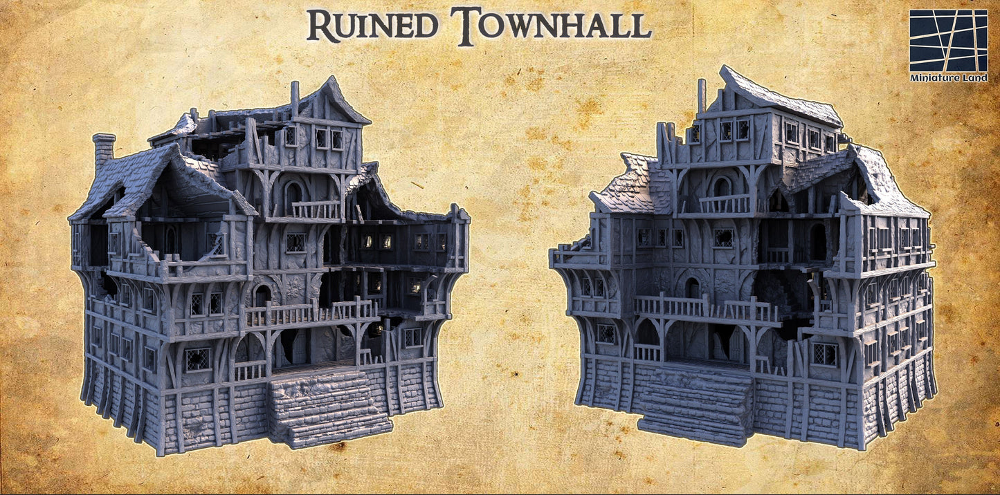 Ruined Town Hall, 7 Levels, Town Hall Ruin