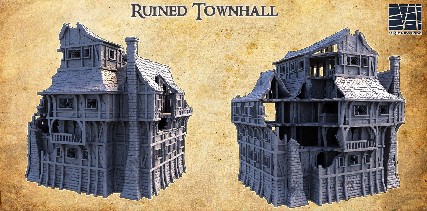 Ruined Town Hall, 7 Levels, Town Hall Ruin