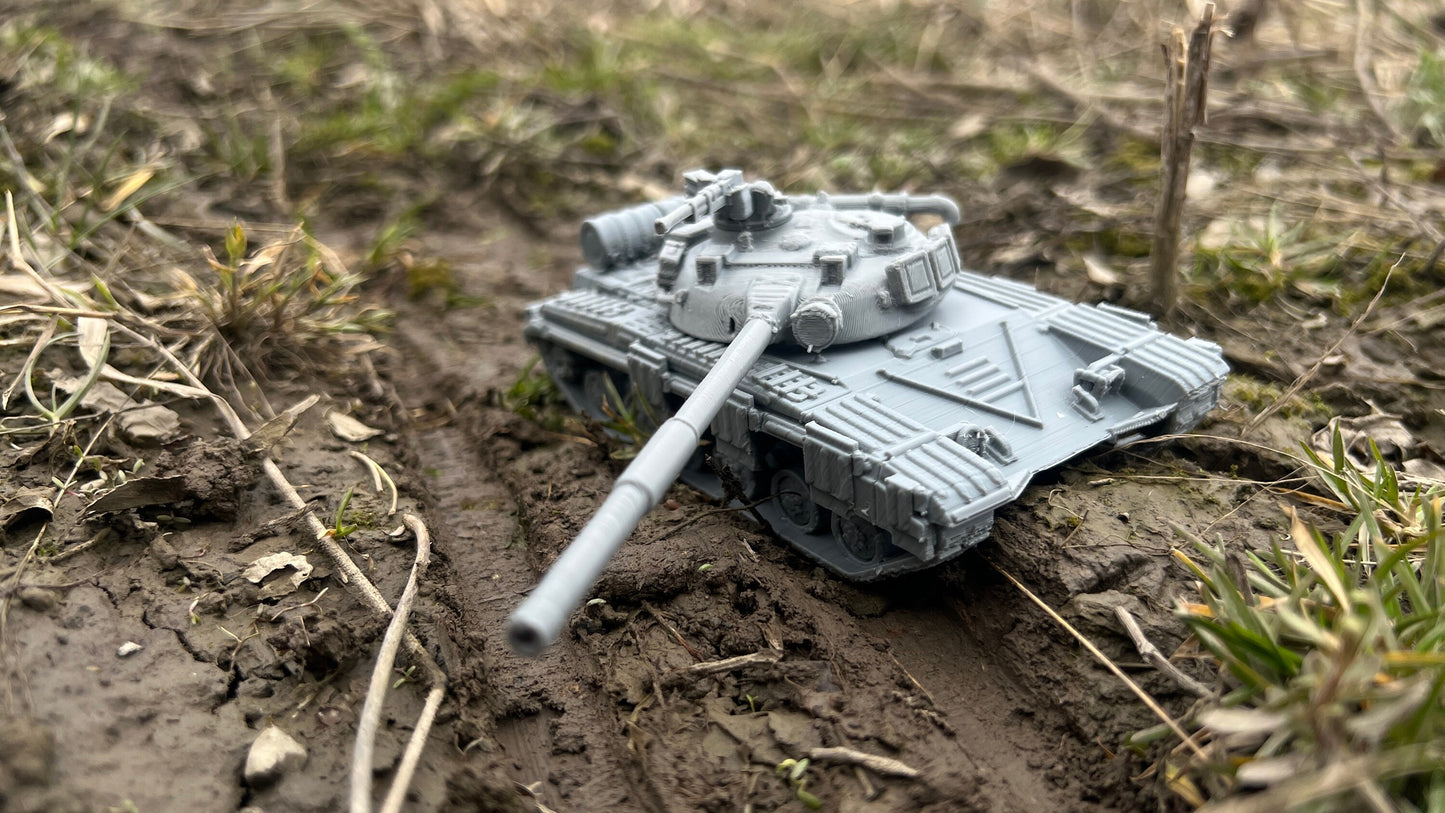 T-64R, Russian tank, , Modern warfare, Tabletop terrain,