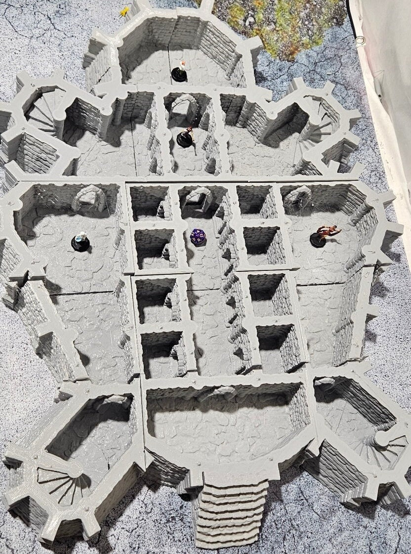 dnd terrain, Dungeons and Dragons, Dungeon Master, Bundle, board game, warhammer 40k, star wars, dnd dice, birthday gift, miniatures, role playing games, cyberpunk, Desert Terrain, PLA, 3D Print, 28mm, Set, Tabletop, Box Set