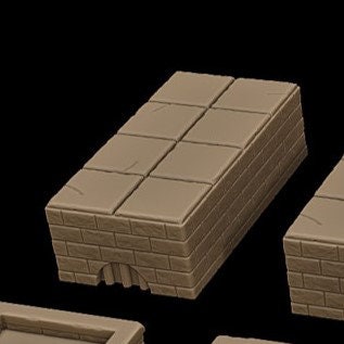 dnd terrain, Dungeons and Dragons, Dungeon Master, Bundle, board game, warhammer 40k, star wars, dnd dice, birthday gift, miniatures, role playing games, cyberpunk, Desert Terrain, PLA, 3D Print, 28mm, Set, Tabletop, Box Set