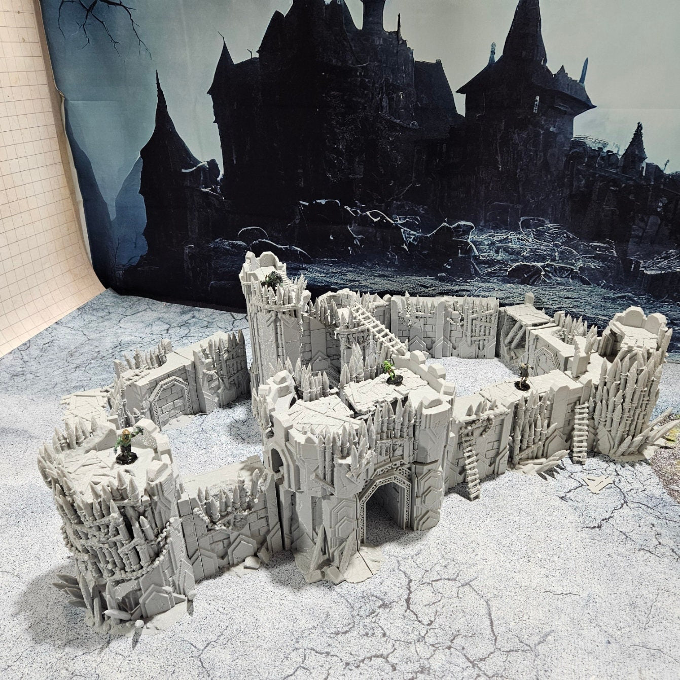 dnd terrain, Dungeons and Dragons, Dungeon Master, Bundle, board game, warhammer 40k, star wars, dnd dice, birthday gift, miniatures, role playing games, cyberpunk, Desert Terrain, PLA, 3D Print, 28mm, Set, Tabletop, Box Set, orc, stronghold, ruin