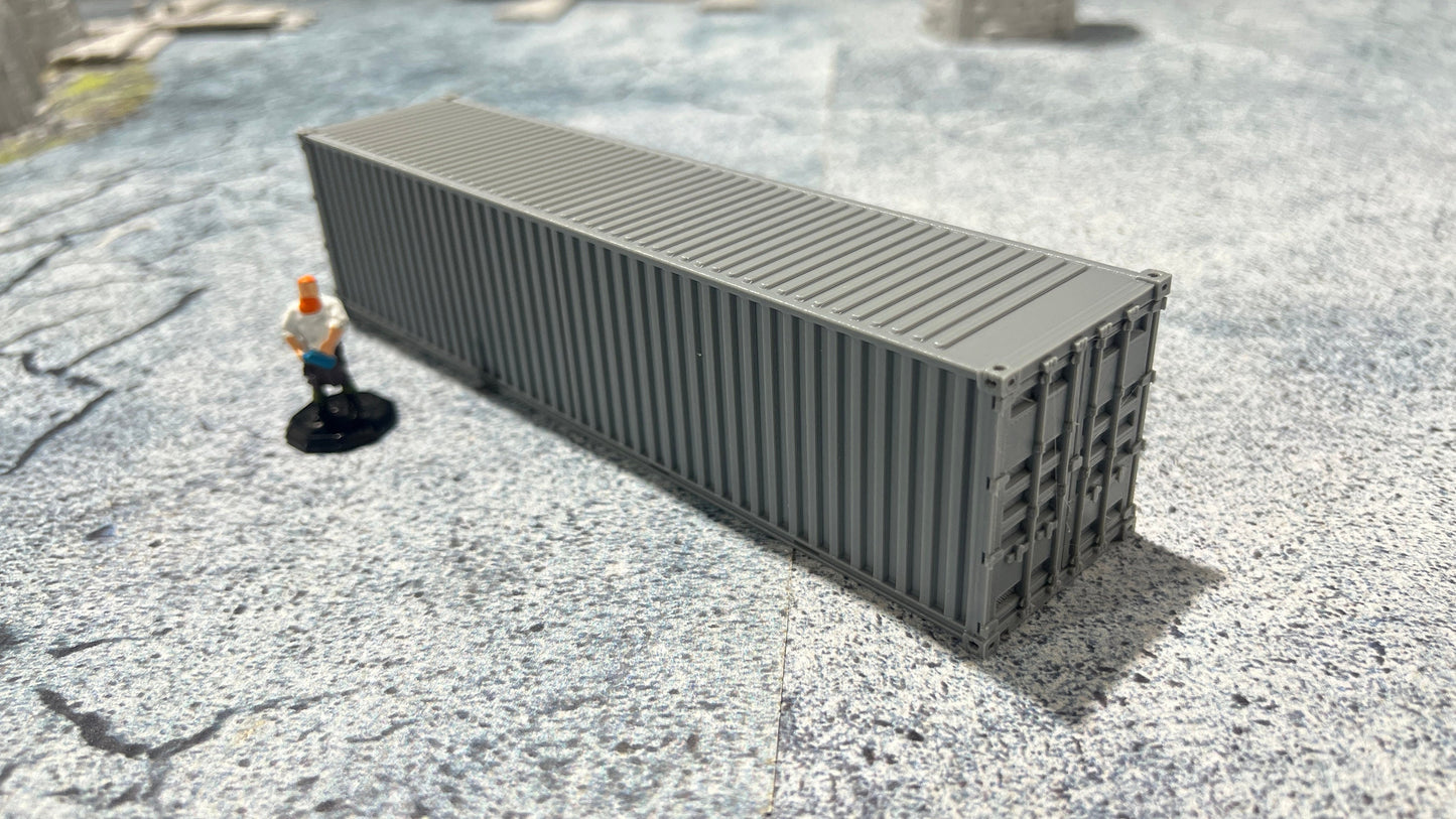 40 Ft Shipping container ,Model railroads, Miniature military, truck