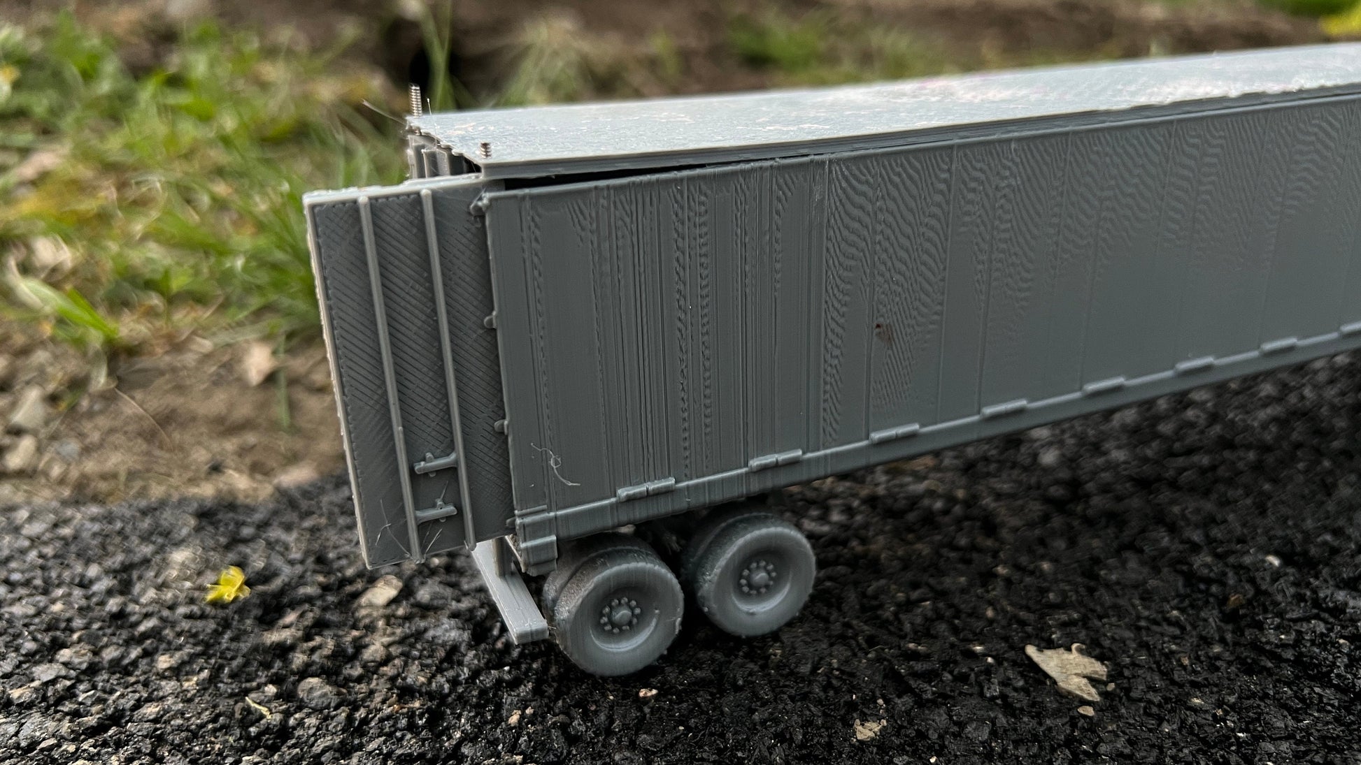 40ft semi truck, with trailer, truck, Modern warfare, Tabletop terrain, WW2, Modern tank,