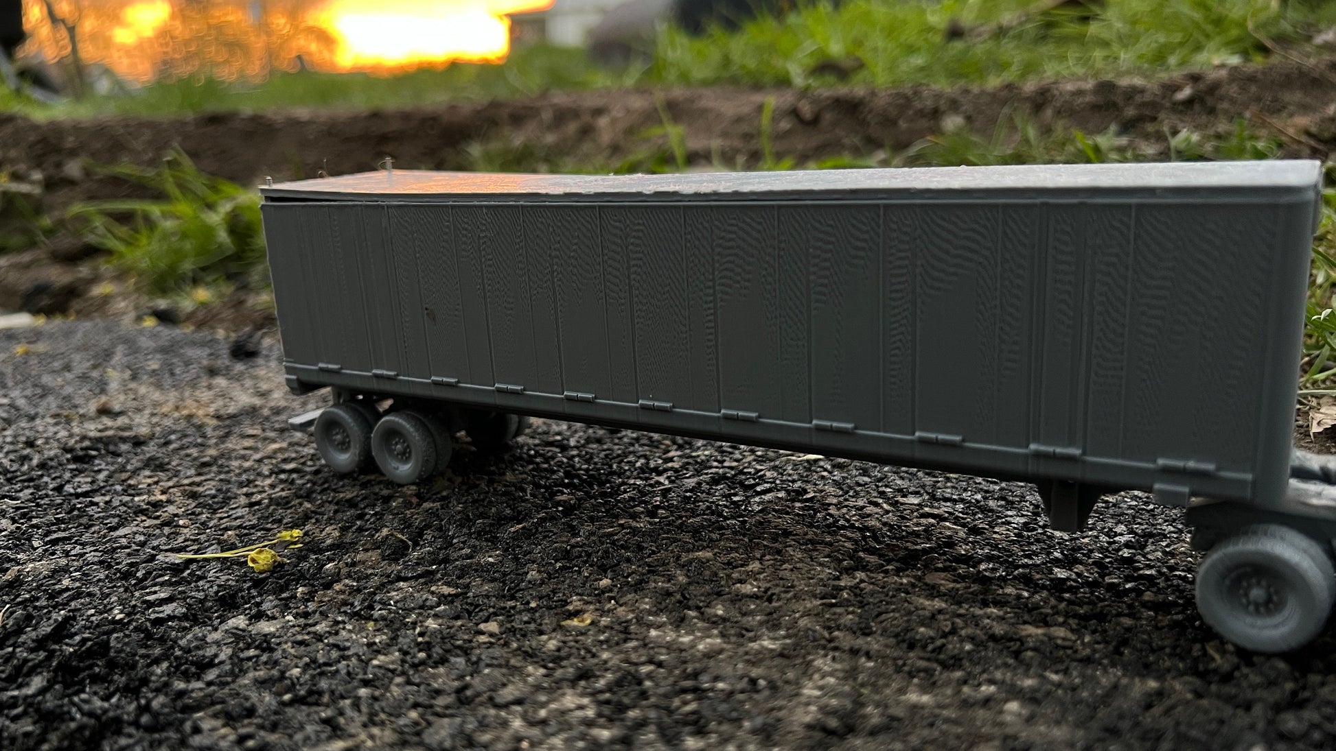 40ft semi truck, with trailer, truck, Modern warfare, Tabletop terrain, WW2, Modern tank,