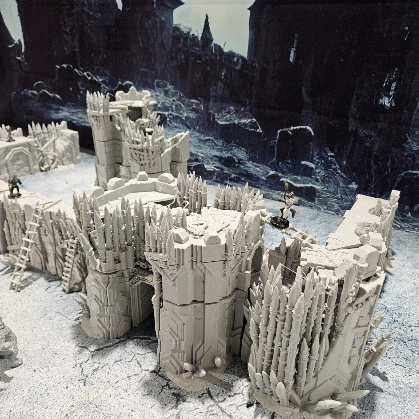 dnd terrain, Dungeons and Dragons, Dungeon Master, Bundle, board game, warhammer 40k, star wars, dnd dice, birthday gift, miniatures, role playing games, cyberpunk, Desert Terrain, PLA, 3D Print, 28mm, Set, Tabletop, Box Set, orc, stronghold, ruin