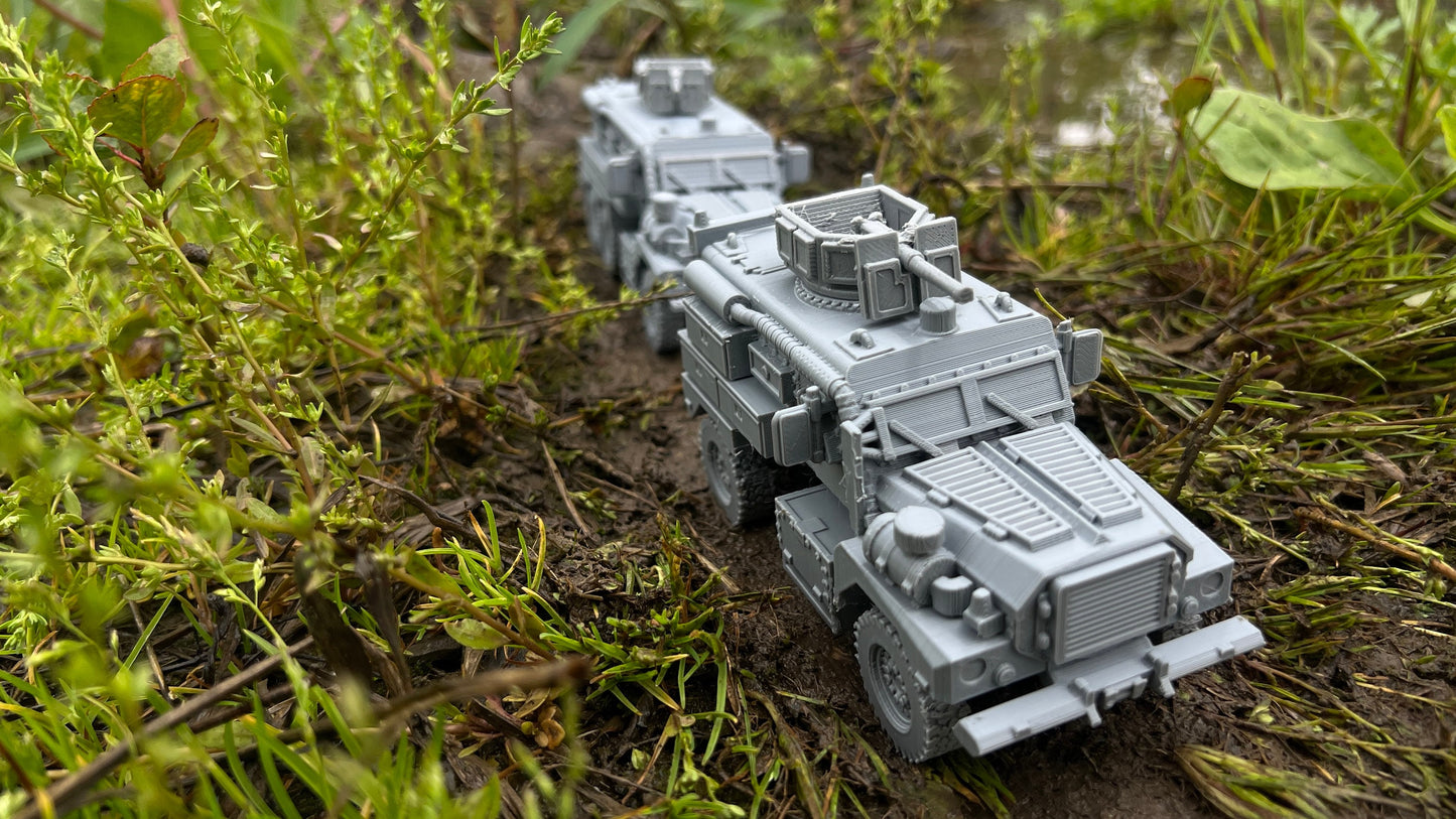 Cougar MRAP 4x4: Modern Military Armored Vehicle for Model Railroading, and Wargaming, Op Boards