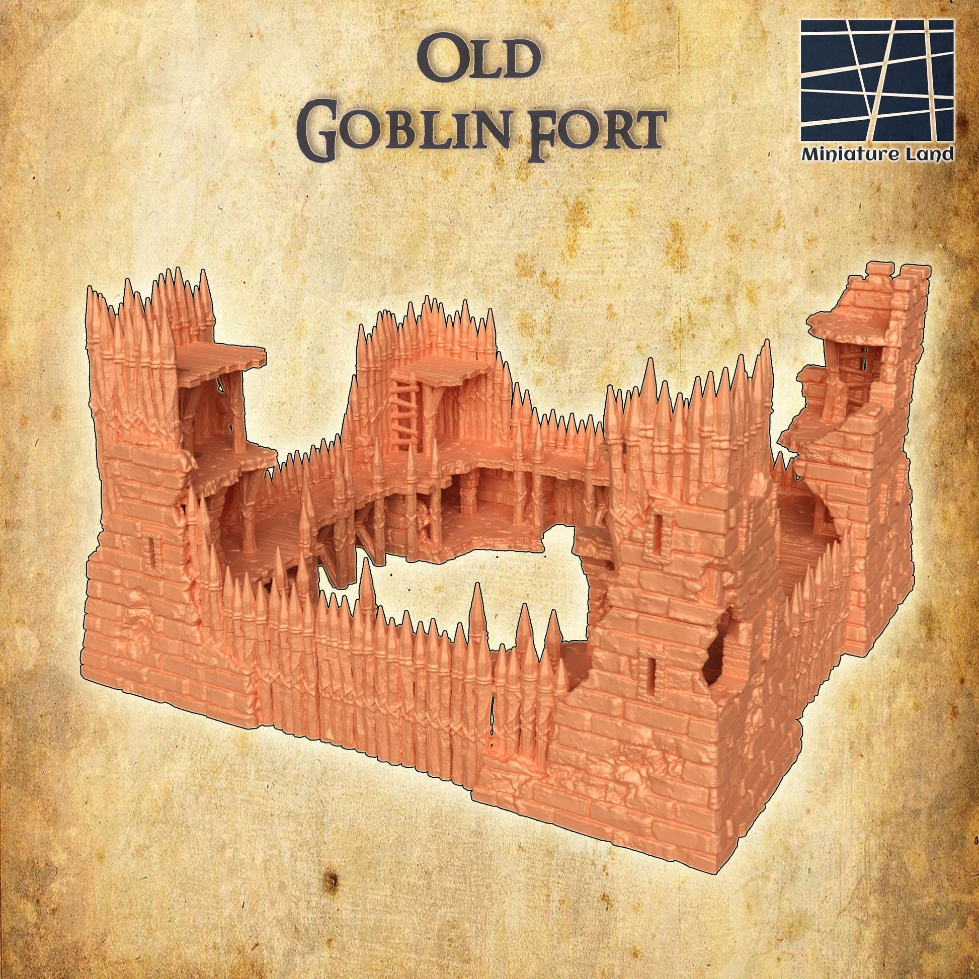 dnd terrain, Dungeons and Dragons, Dungeon Master, Bundle, board game, warhammer 40k, star wars, dnd dice, birthday gift, miniatures, role playing, Goblin, orc, orc stronghold, goblin stronghold, goblin fort, fort, games