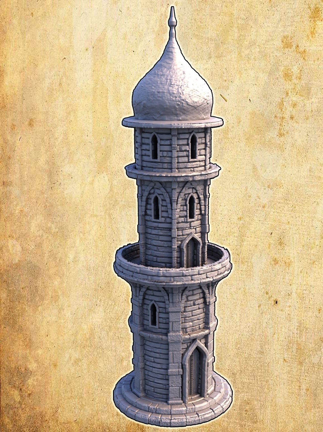 Middle Eastern Watchtower, Arabian Tower, Eastern Watch Tower