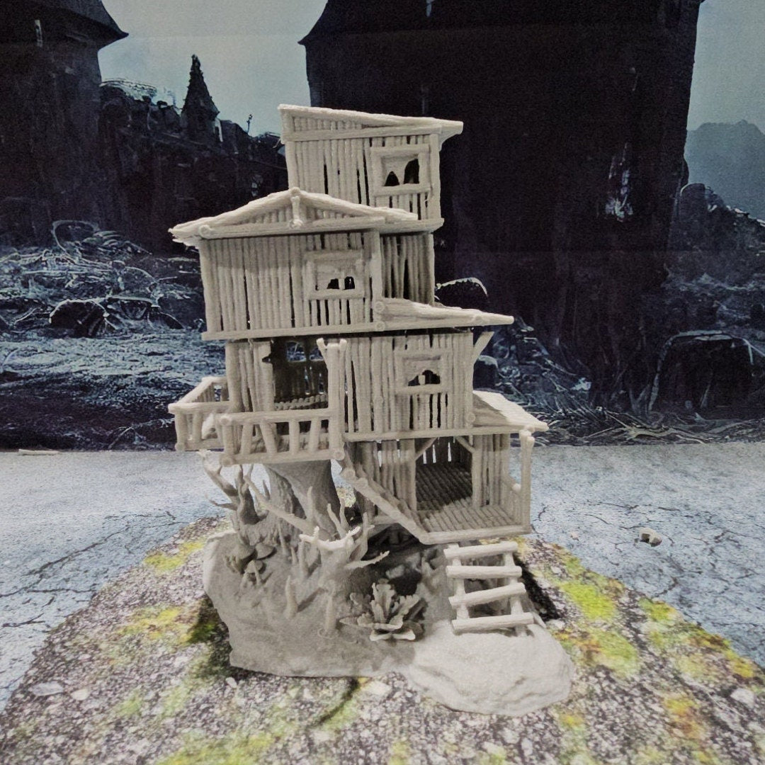 Tabletop Terrain, Mordheim, D&D, Pirate, Tower, Ruin, Ruined, houses, Tabletop, Fantasy Terrain, Town Set, Town and Market, Mordheim Set, Wargaming, Dungeons and Dragons, Lord of the rings, RPG Set, Village Set, building set, small town, Market, town