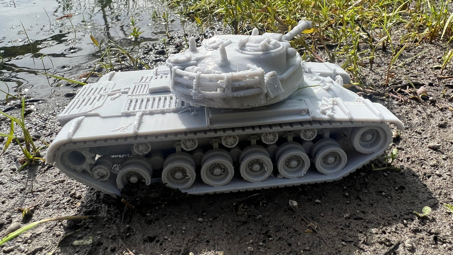 M48 Patton, MBT, Vietnam, Modern warfare, Tabletop terrain, WW2, Modern tank,