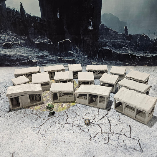 dnd terrain, Dungeons and Dragons, Dungeon Master, Bundle, board game, warhammer 40k, star wars, Market Stalls, fish, pottery, books, role playing games, Desert Terrain, Market, Hamas, Middle East, Israel, Desert Market, Syrian, Desert, ARAB, stalls