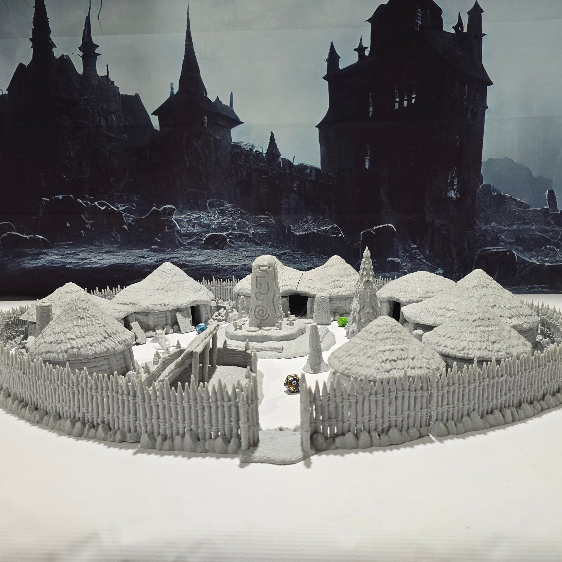 Tabletop Terrain, Mordheim, D&D, Pirate, Tower, Ruin, Ruined, houses, Tabletop, Fantasy Terrain, Town Set, Town and Market, Mordheim Set, Wargaming, Dungeons and Dragons,Barbarian, RPG Set, Village Set, Chaos, small town, Market, town