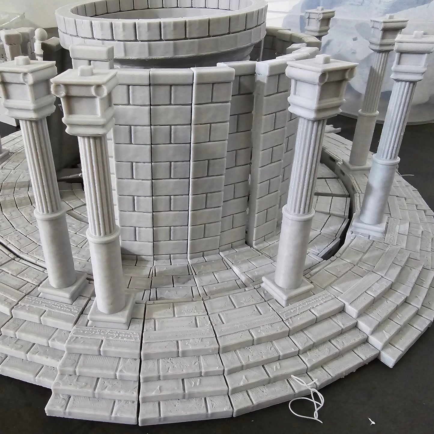 greek Temple, Tholos,Greek,dnd terrain, Dungeons and Dragons, Dungeon Master, Bundle, board game, warhammer 40k, star wars, dnd dice, birthday gift, miniatures, role playing games, cyberpunk, Desert Terrain, PLA, 3D Print, 28mm, Set, Tabletop