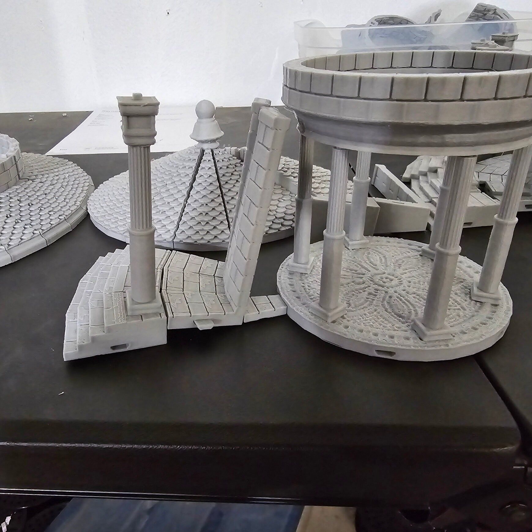 greek Temple, Tholos,Greek,dnd terrain, Dungeons and Dragons, Dungeon Master, Bundle, board game, warhammer 40k, star wars, dnd dice, birthday gift, miniatures, role playing games, cyberpunk, Desert Terrain, PLA, 3D Print, 28mm, Set, Tabletop