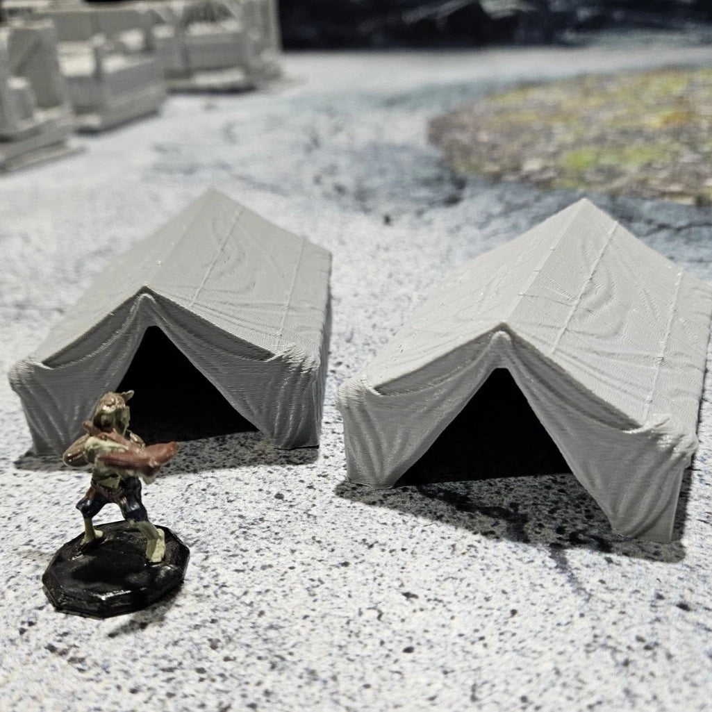 Roman Tent Set of 4 for Tabletop Wargaming - Desert Camp Tent Terrain