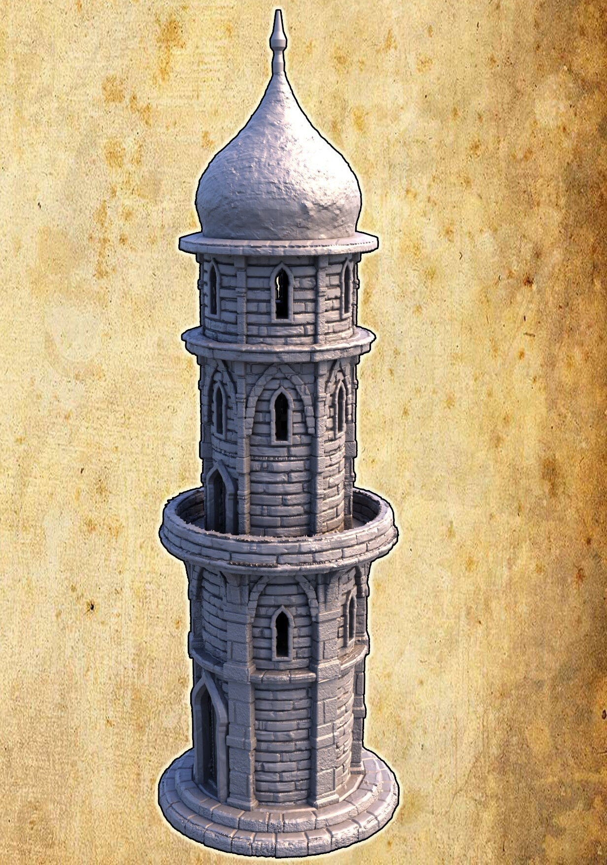 Middle Eastern Watchtower, Arabian Tower, Eastern Watch Tower