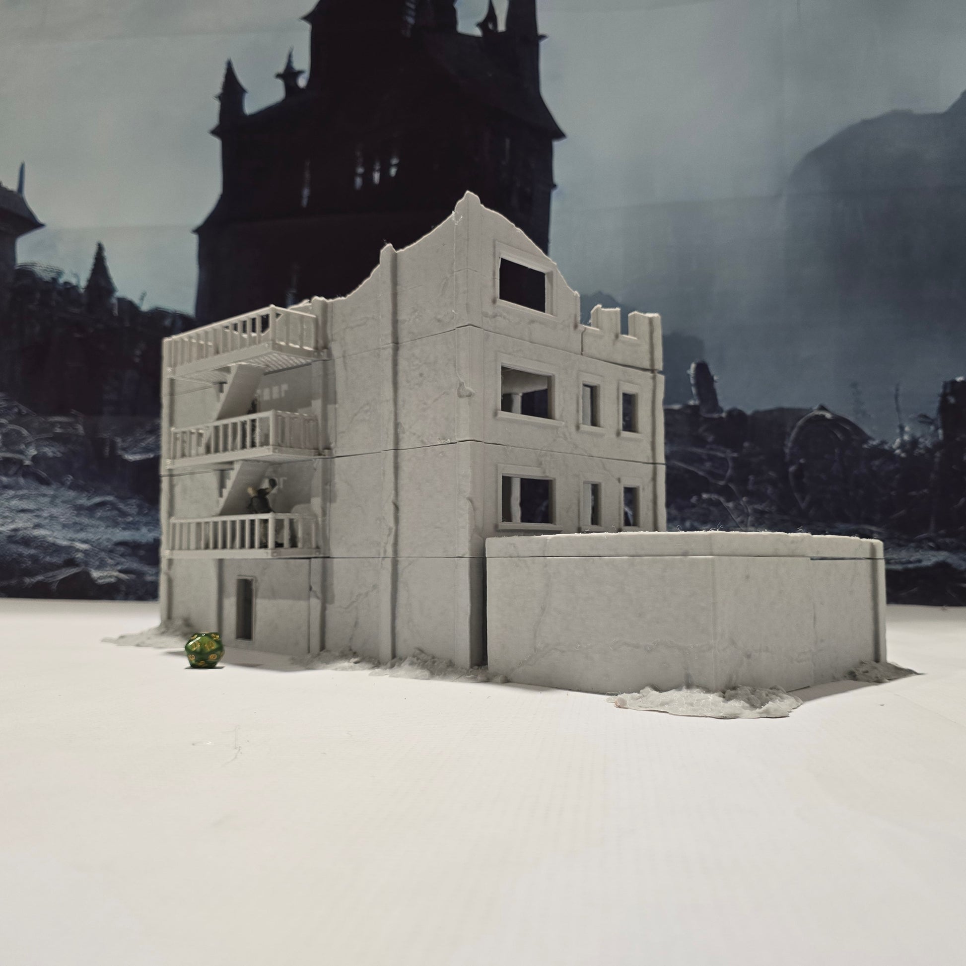 Abandoned Factory, Ashfall City Building2, abandoned Industrial, Modern terrain