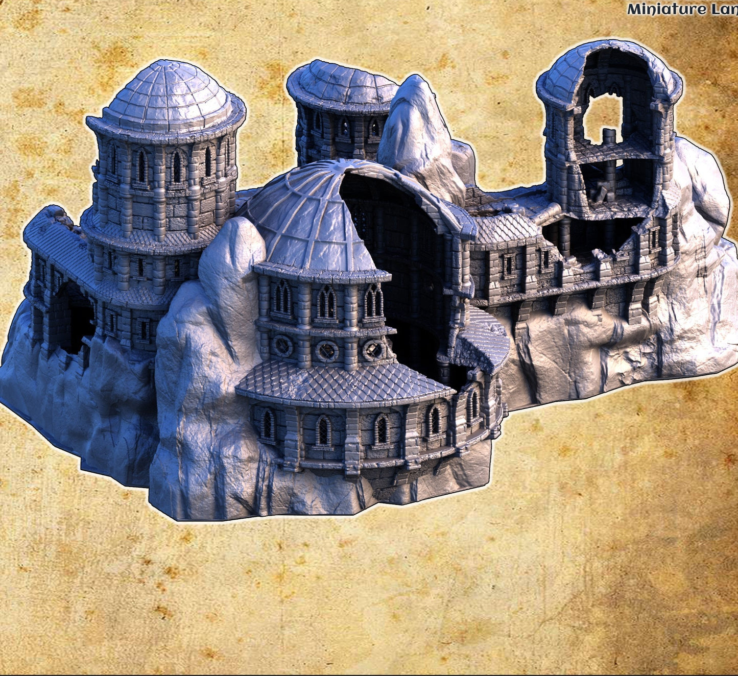 Tabletop, dungeons and dragons, Lord of the rings, ruin, dnd rpg, ruins, temple, d and d games, warhammer, dnd, dnd campaign, grimdark, tabletop terrain, Ruins, Monastery Ruin, The ruin, Church Ruin, Monastery, Death, Osgiliath, large ruin