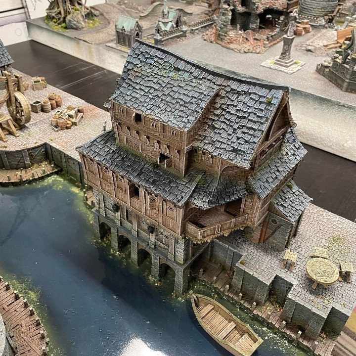 Tortuga Bay, Pirate Hideaway 1, Port Royal ,dnd terrain, Dungeons and Dragons, Dungeon Master, Bundle, Skirmish games, warhammer 40k, star wars, birthday gift, miniatures, role playing games, Pirate Terrain, port royal, Gatehouse, Walls,city