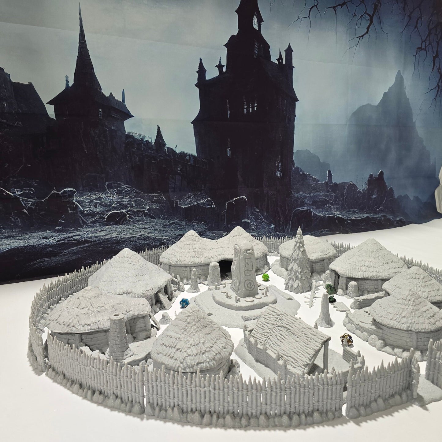 Tabletop Terrain, Mordheim, D&D, Pirate, Tower, Ruin, Ruined, houses, Tabletop, Fantasy Terrain, Town Set, Town and Market, Mordheim Set, Wargaming, Dungeons and Dragons,Barbarian, RPG Set, Village Set, Chaos, small town, Market, town