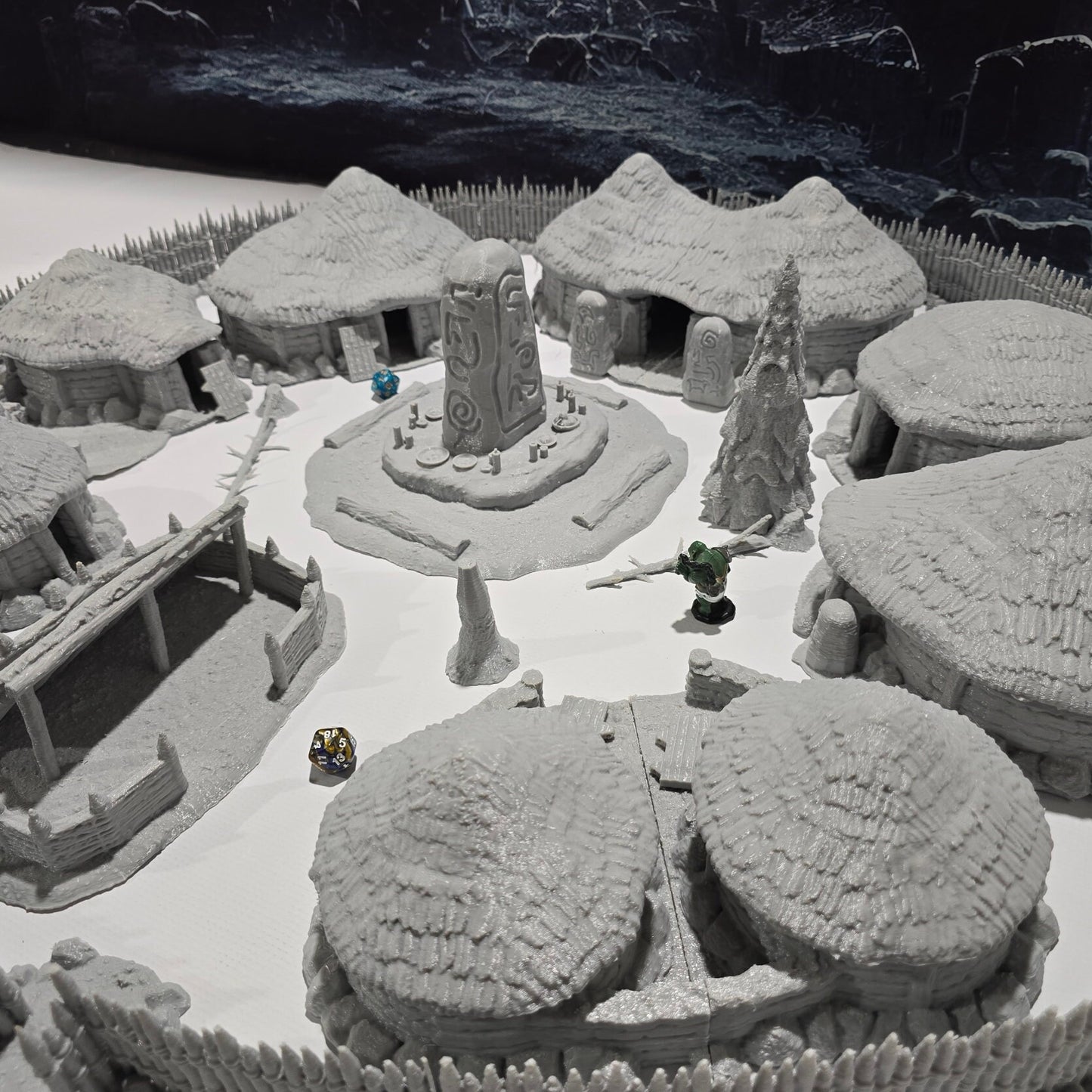 Tabletop Terrain, Mordheim, D&D, Pirate, Tower, Ruin, Ruined, houses, Tabletop, Fantasy Terrain, Town Set, Town and Market, Mordheim Set, Wargaming, Dungeons and Dragons,Barbarian, RPG Set, Village Set, Chaos, small town, Market, town