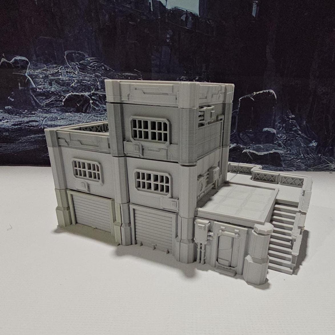 Steampunk, Post apocalyptic, Modern, industrial. steampunk terrain, apocolyptic terrain, modern terrain, industrial terrain, mordheim, Ruins, Church, Church Ruins, tabletop Ruins, Tabletop Terrain, Ruined Terrain, Castle ruins, ruin, game top