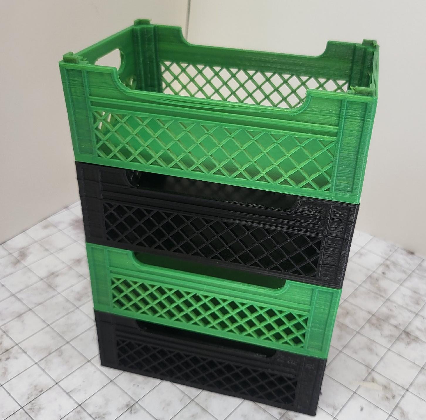 Small Stackable Crates for DnD, Pathfinder - Dice Crate and Miniature Storage