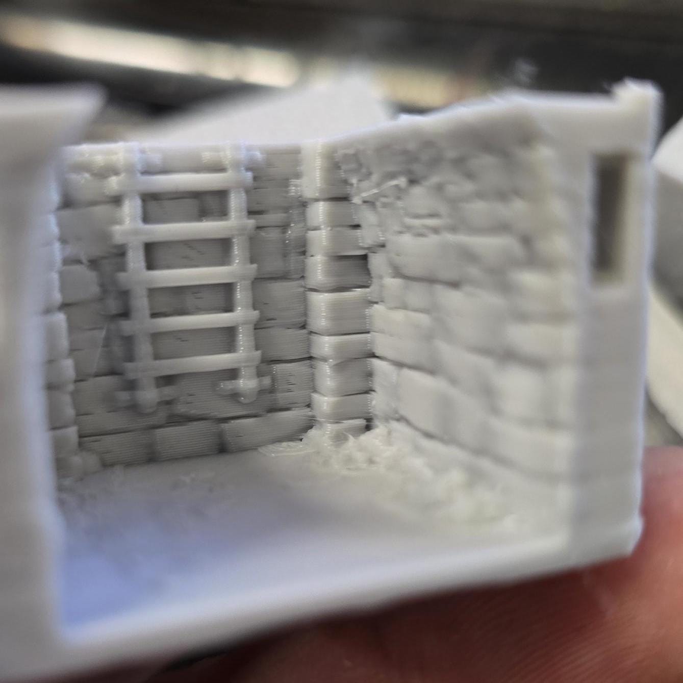 Detailed 3D-printed Ancrabourg Sewer System set for tabletop RPGs like DnD and Pathfinder. Features include intricate stone walls, water entries, manholes, and connecting tunnels. Ideal for adding depth and immersion to underground and sewer