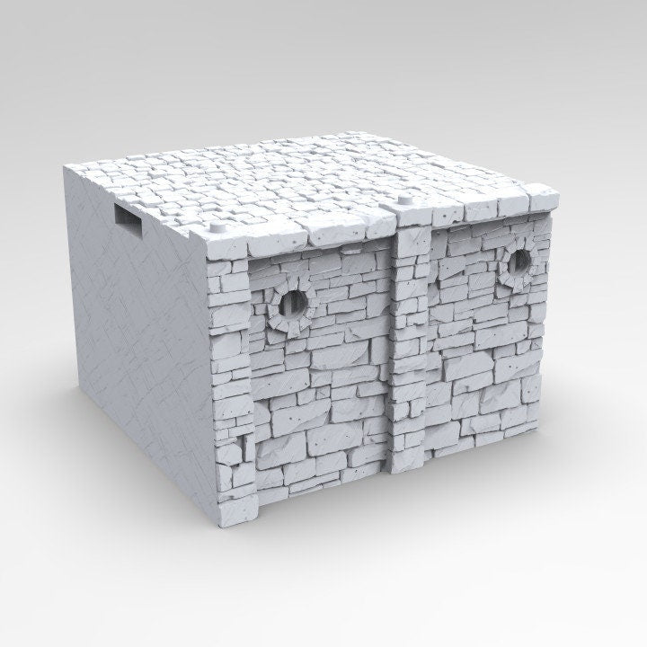 Quay Wall & Dock System Set, cobblestone streets, 28mm, 80+ pieces