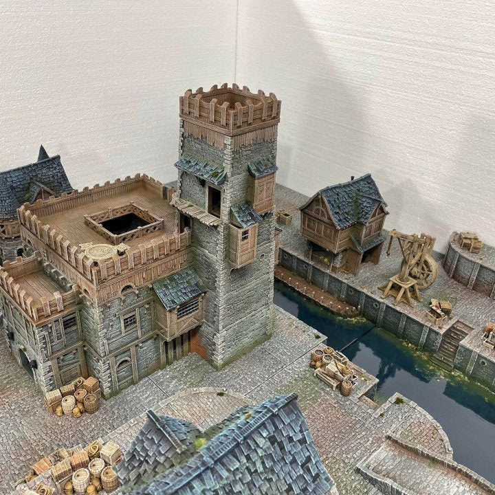 Tortuga Bay, Pirate Hideaway 1, Port Royal ,dnd terrain, Dungeons and Dragons, Dungeon Master, Bundle, Skirmish games, warhammer 40k, star wars, birthday gift, miniatures, role playing games, Pirate Terrain, port royal, Prison, jail, lockup, keep