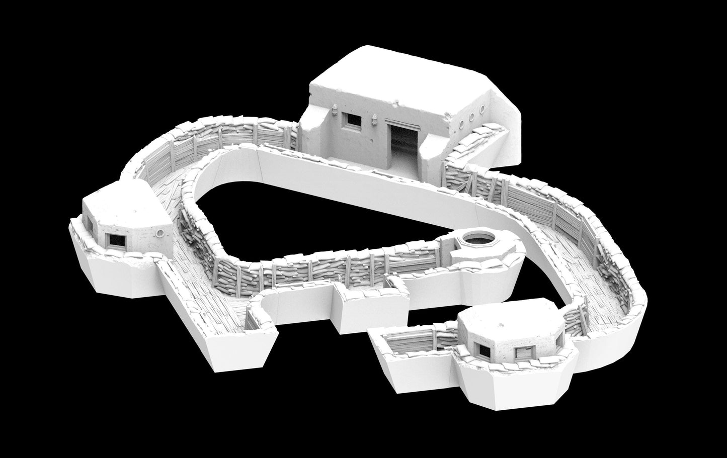 Modular Trench System: Historical Battlefield Terrain for Bolt Action, and Wargaming