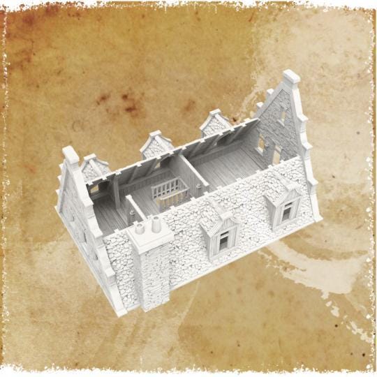 Roadside Inn: Historical Colonial Inn Complex for D&D, Model Railroading, and Wargaming