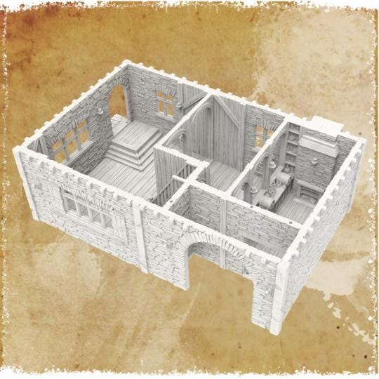 Roadside Inn: Historical Colonial Inn Complex for D&D, Model Railroading, and Wargaming