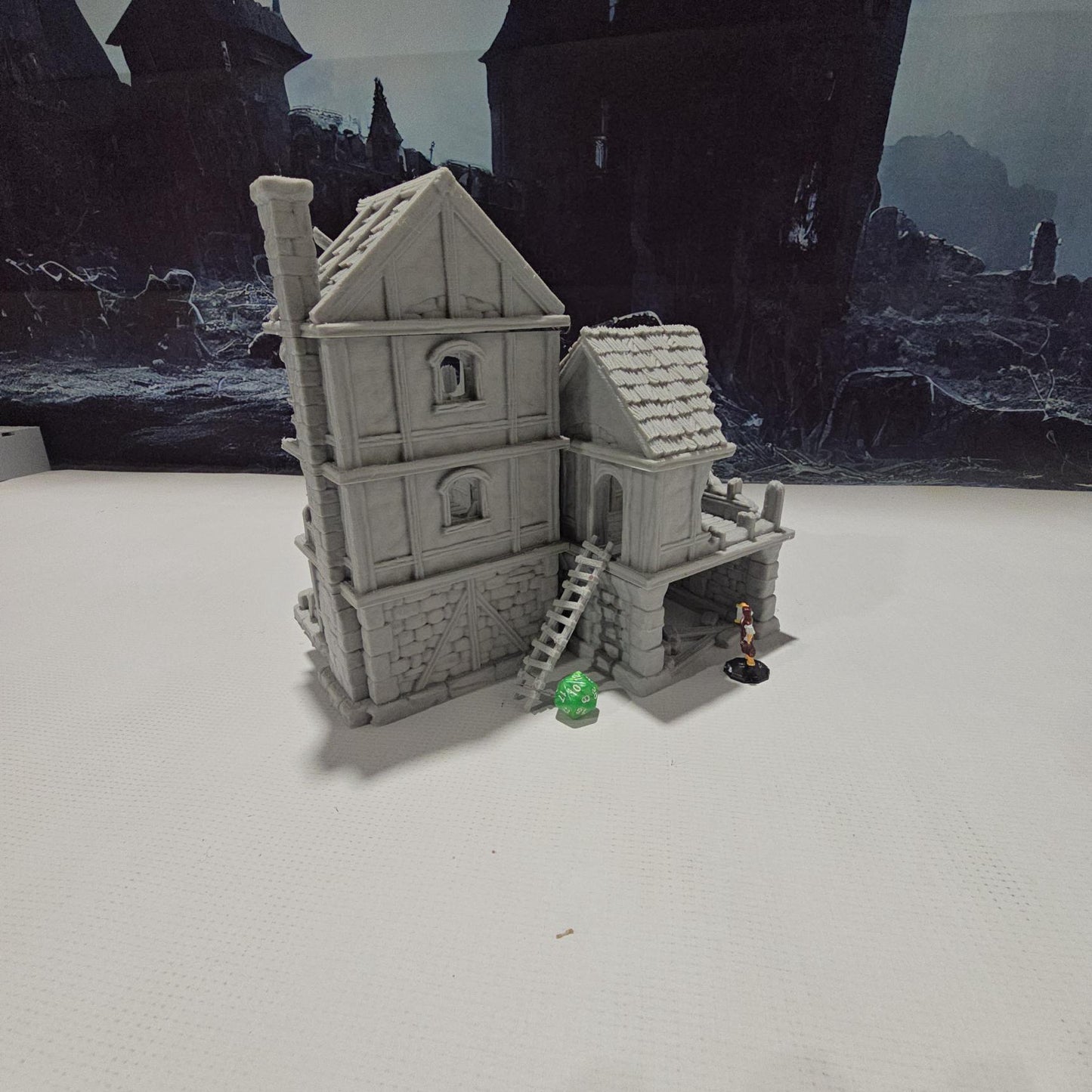 Ruined Coach House: Historical Structure for D&D, Model Railroading, and Wargaming