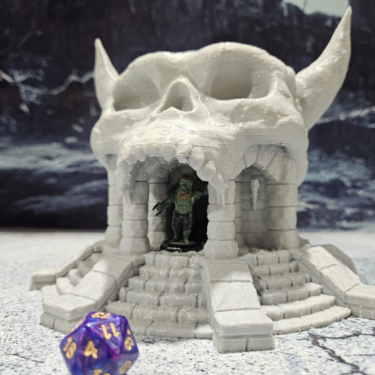 Tabletop RPG Terrain, Cave Entrance, Undead Passage, DnD Cave, Pathfinder Entrance, PLA 3D Printed, RPG Cave Set, Gaming Miniatures, Undead Scenery, Custom Terrain, Horror Terrain, Tabletop Dungeon, RPG Terrain Set