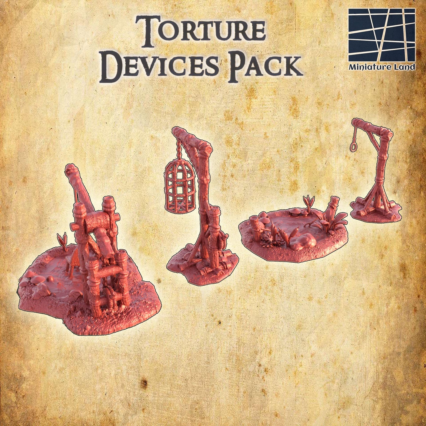 Torture Devices Pack: Medieval Torture Devices for D&D and Wargaming