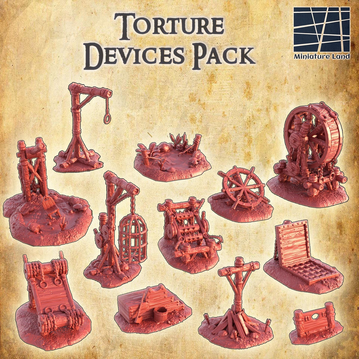 Torture Devices Pack: Medieval Torture Devices for D&D and Wargaming