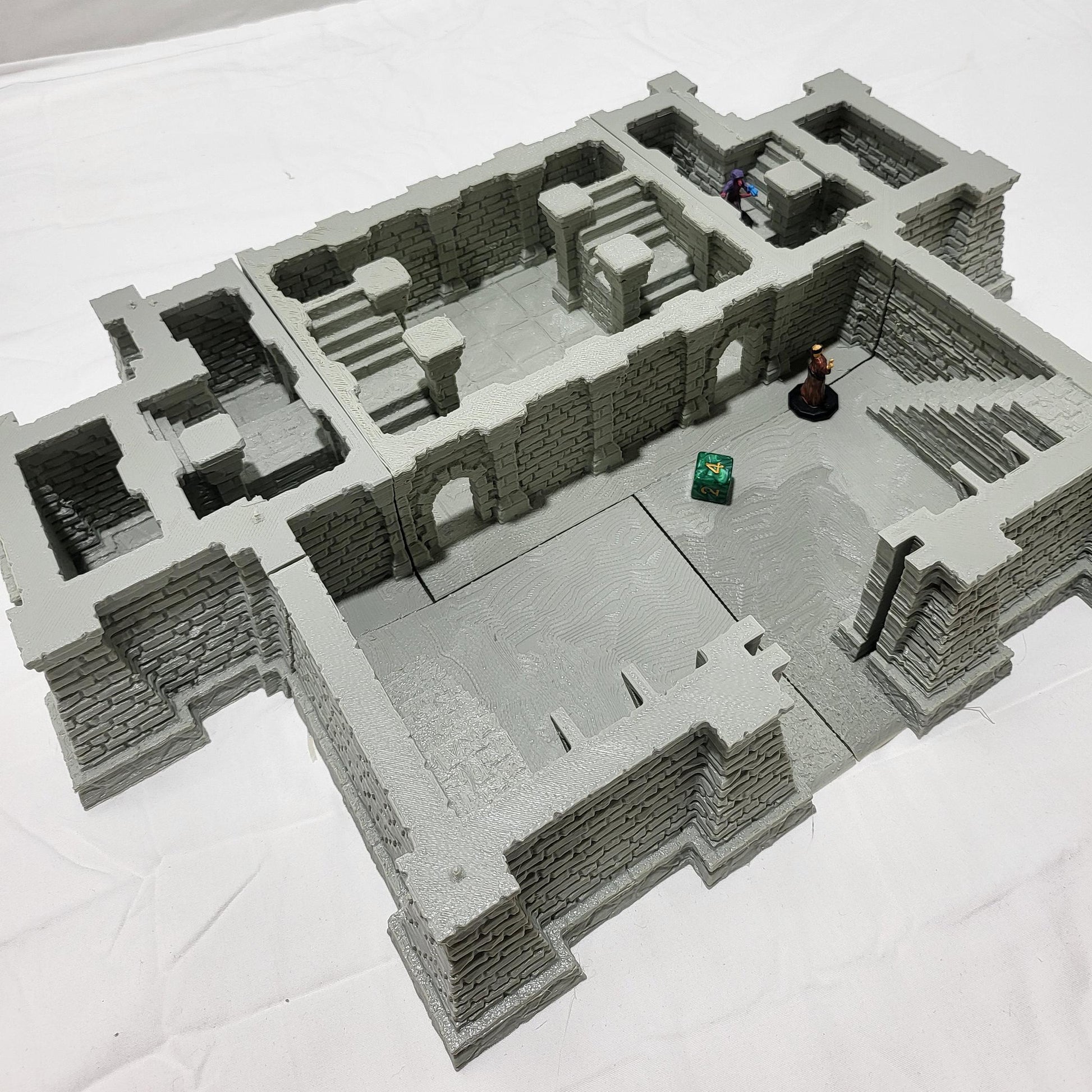 Fort Ulvheim for tabletop wargaming with detailed fortified walls, defensive towers, and buildings. Ideal for strategic battles, fortress sieges, and immersive RPG scenarios in games like Warhammer, D&D, Pathfinder, and historical sieges.