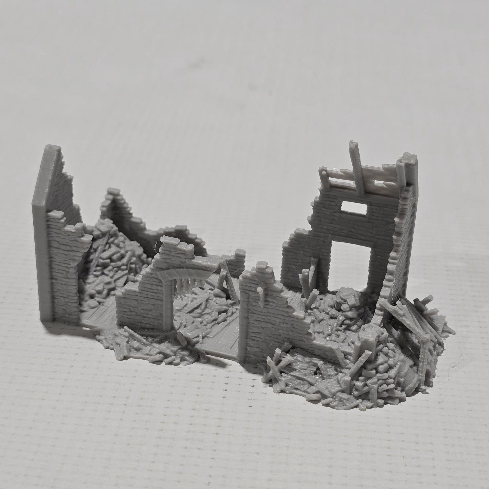 Ruined Cattle Shed for DnD, Pathfinder, Bolt Action, Revolutionary War Games